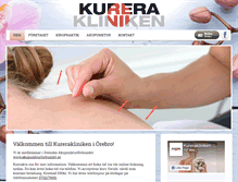 Tablet Screenshot of kurerakliniken.se